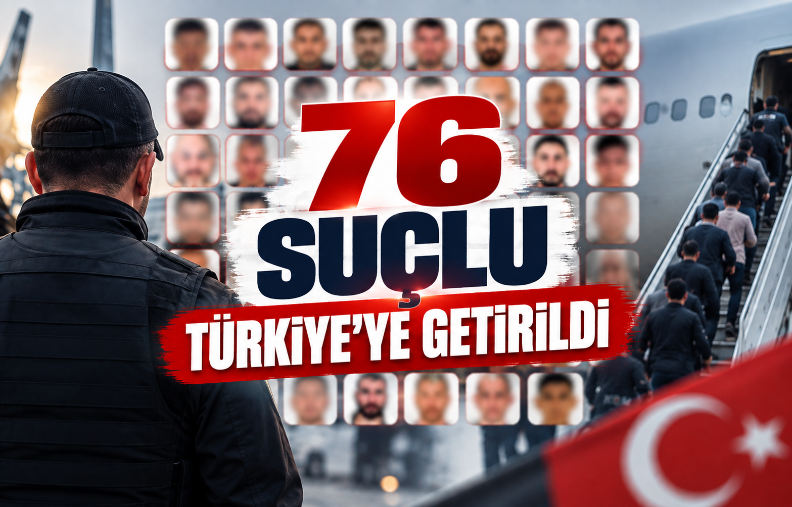 76 Suçlu Türkiye'ye Getirildi