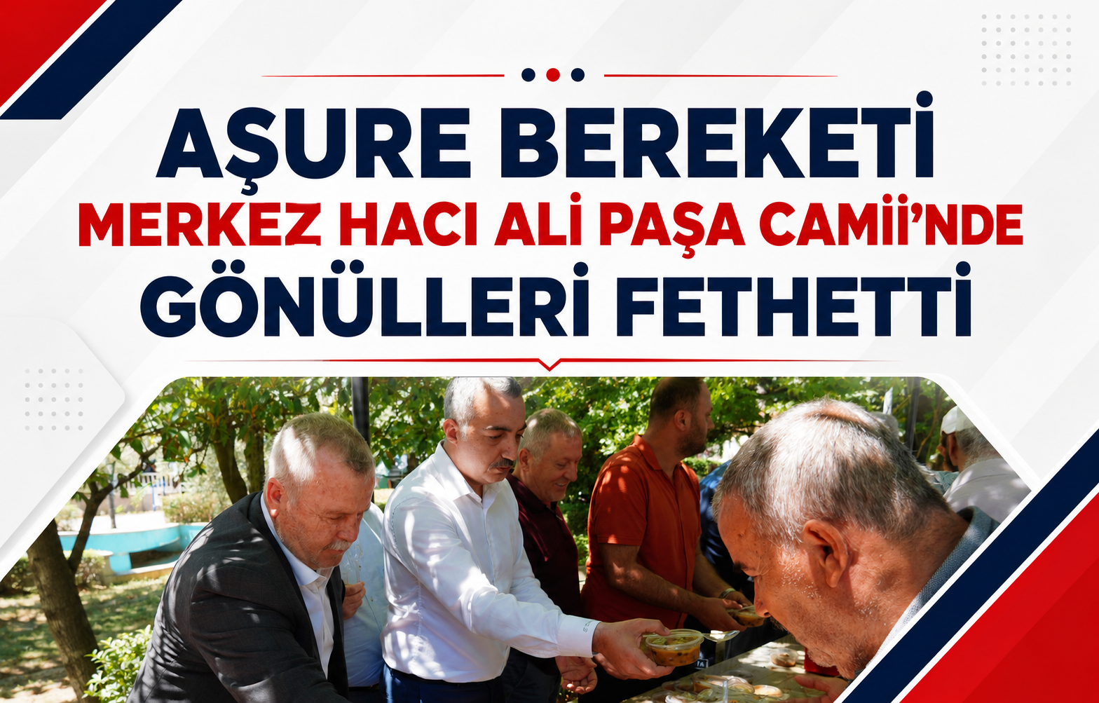 Aşure Bereketi Merkez Hacı Ali Paşa Camii’nde Gönülleri Fethetti - Galeri