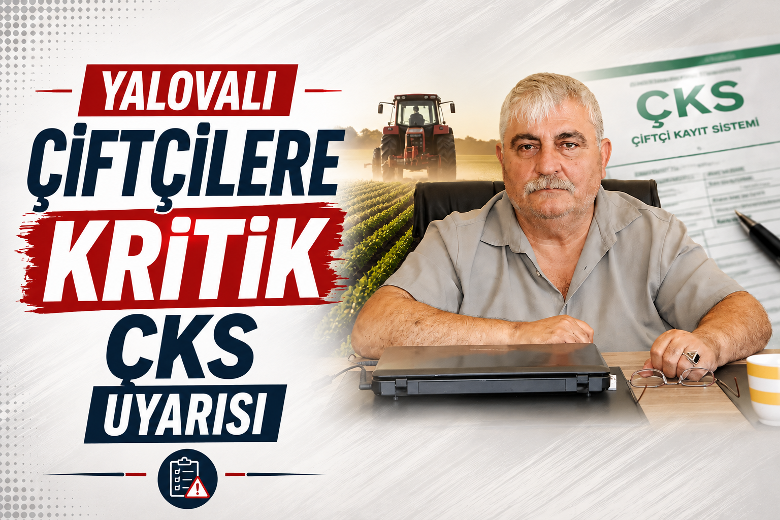 Yalovalı Çiftçilere Kritik ÇKS Uyarısı