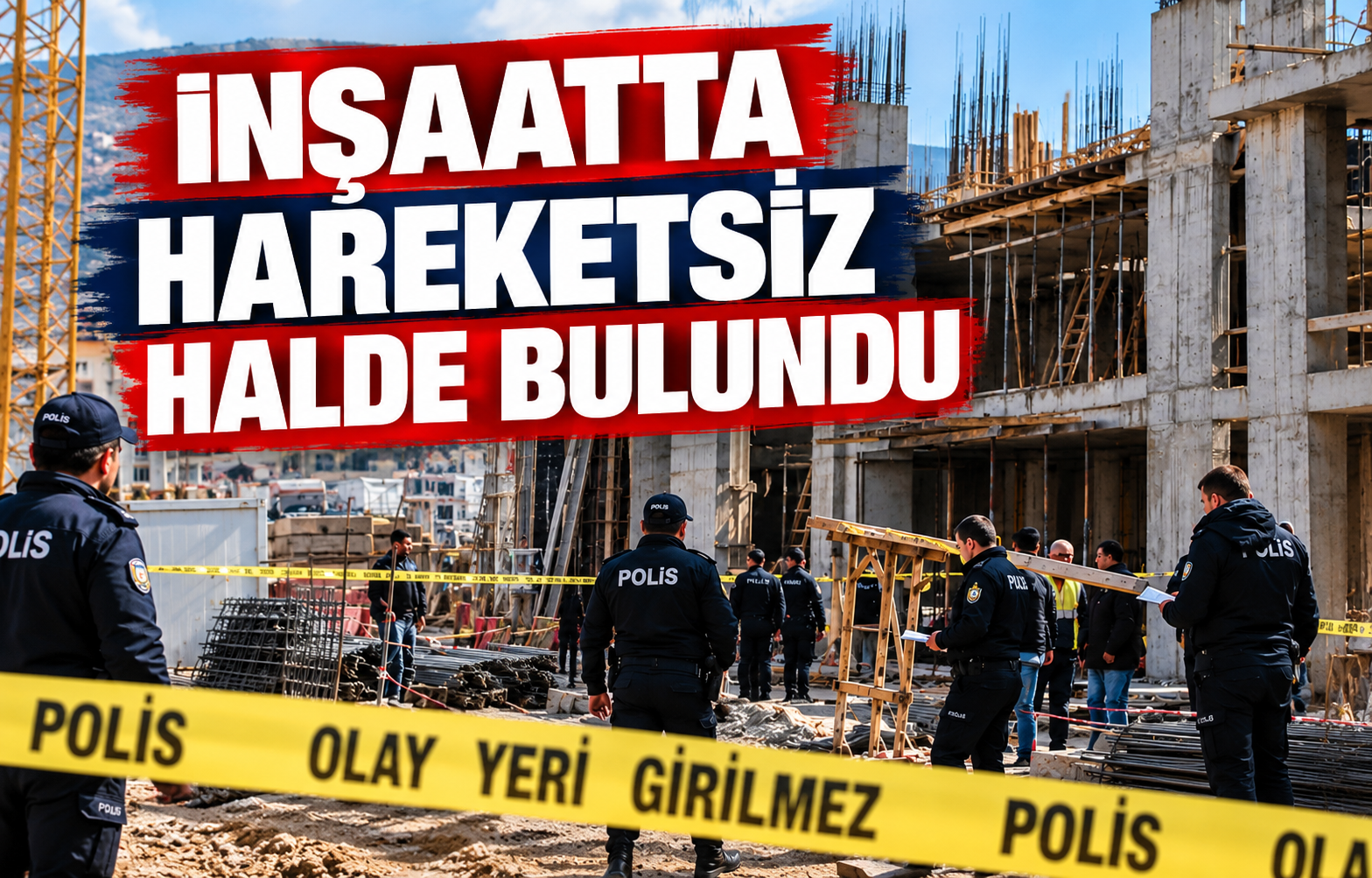 İNŞAATTA HAREKETSİZ HALDE BULUNDU