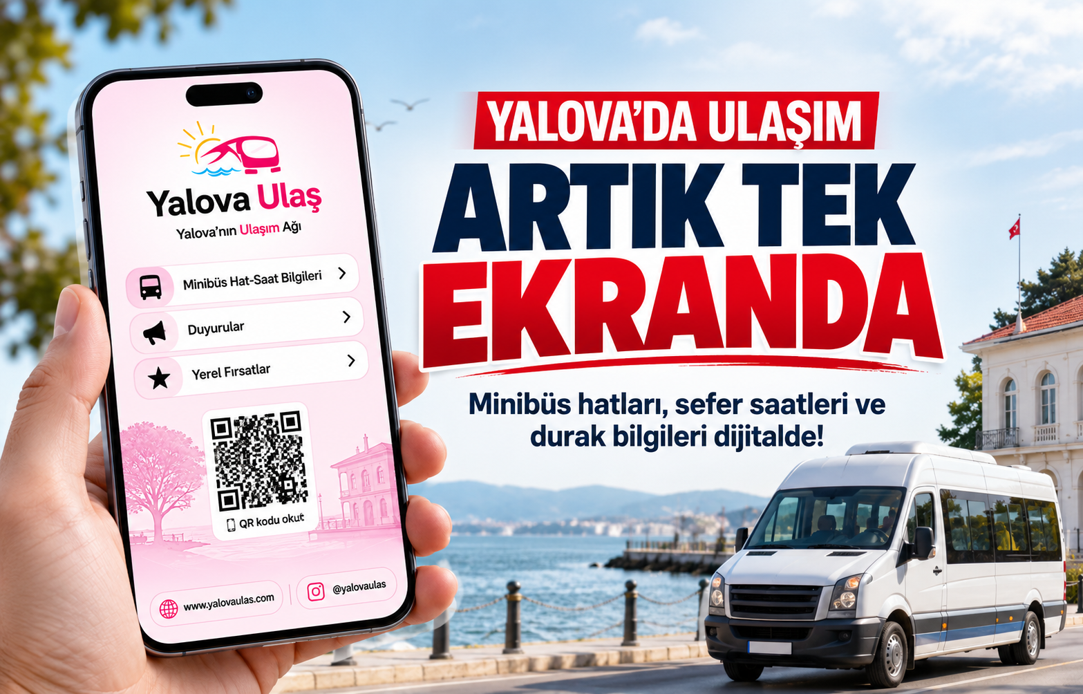 Yalova’da Ulaşım İçin Yeni Dijital Rehber
