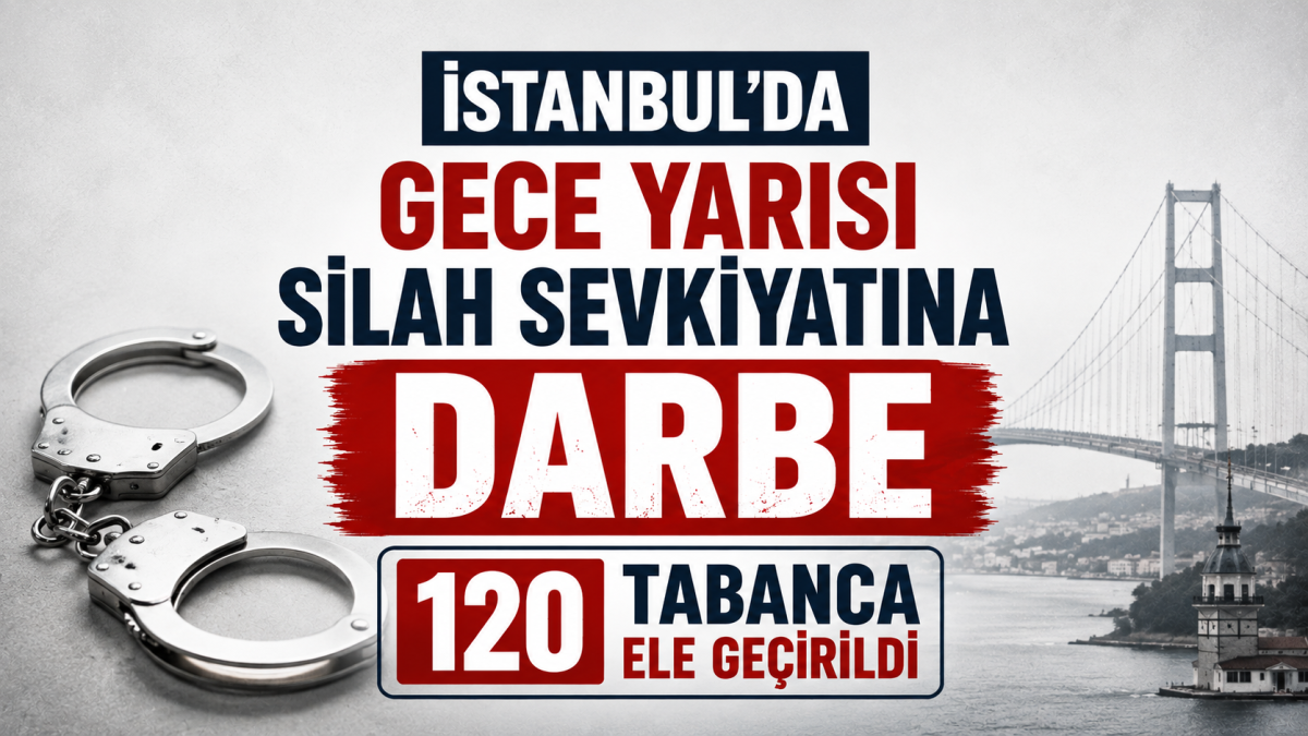 İstanbul'da Gece Yarısı Silah Sevkiyatına Darbe: Operasyonda 120 Tabanca Ele Geçirildi