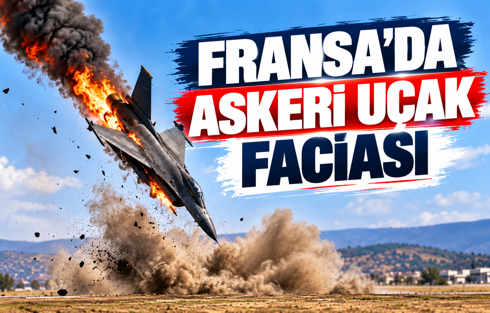FRANSA’DA ASKERİ UÇAK FACİASI
