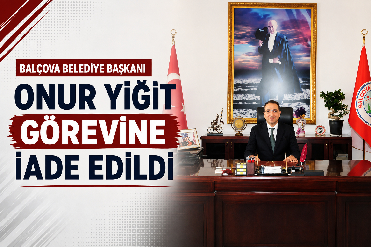 Balçova Belediye Başkanı Onur Yiğit Görevine İade Edildi