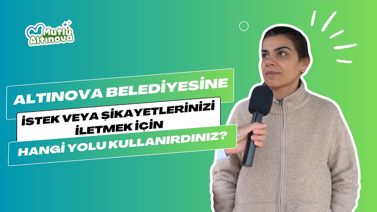 Altınova'da Vatandaşın Çözüm Adresi Doğrudan İletişim: