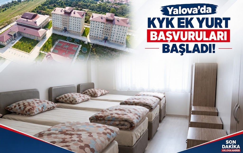 Yalova'da KYK Ek Yurt Başvuruları Başladı!