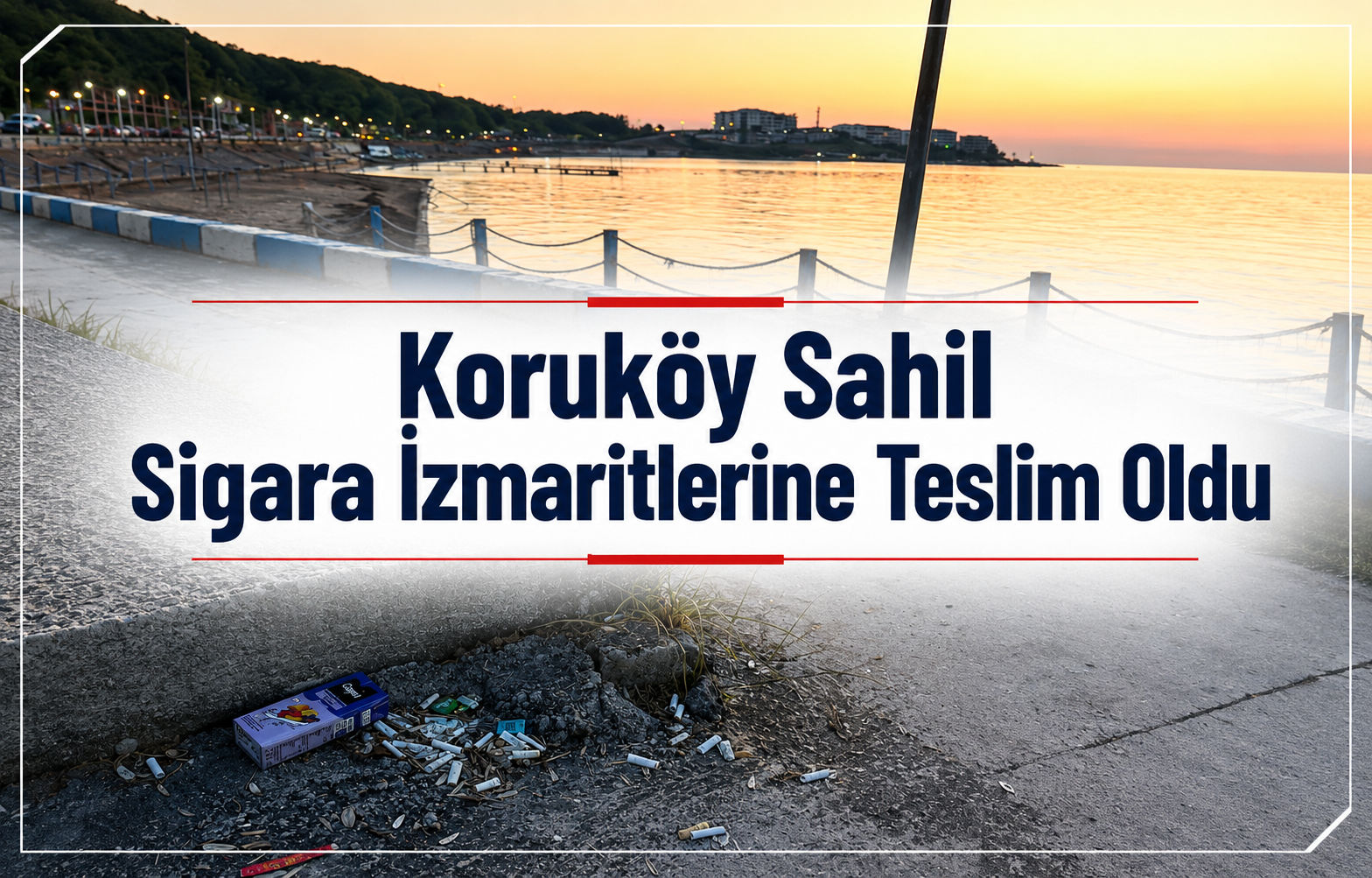 Yalova Koruköy Sahilinde Şoke Eden Görüntü