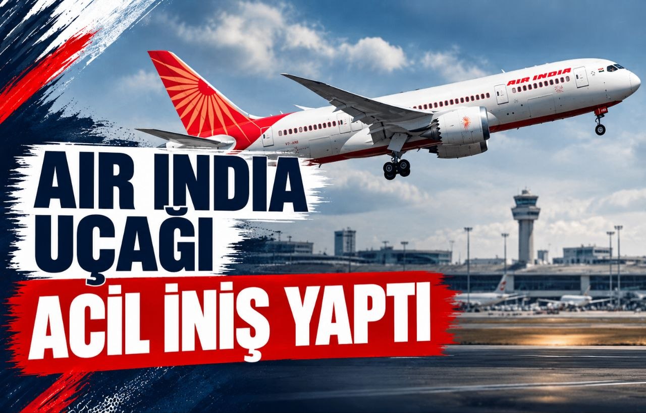 AİR INDİA UÇAĞI ACİL İNİŞ YAPTI