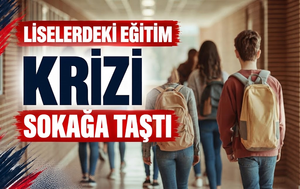 Liselerdeki Eğitim Krizi Sokağa Taştı