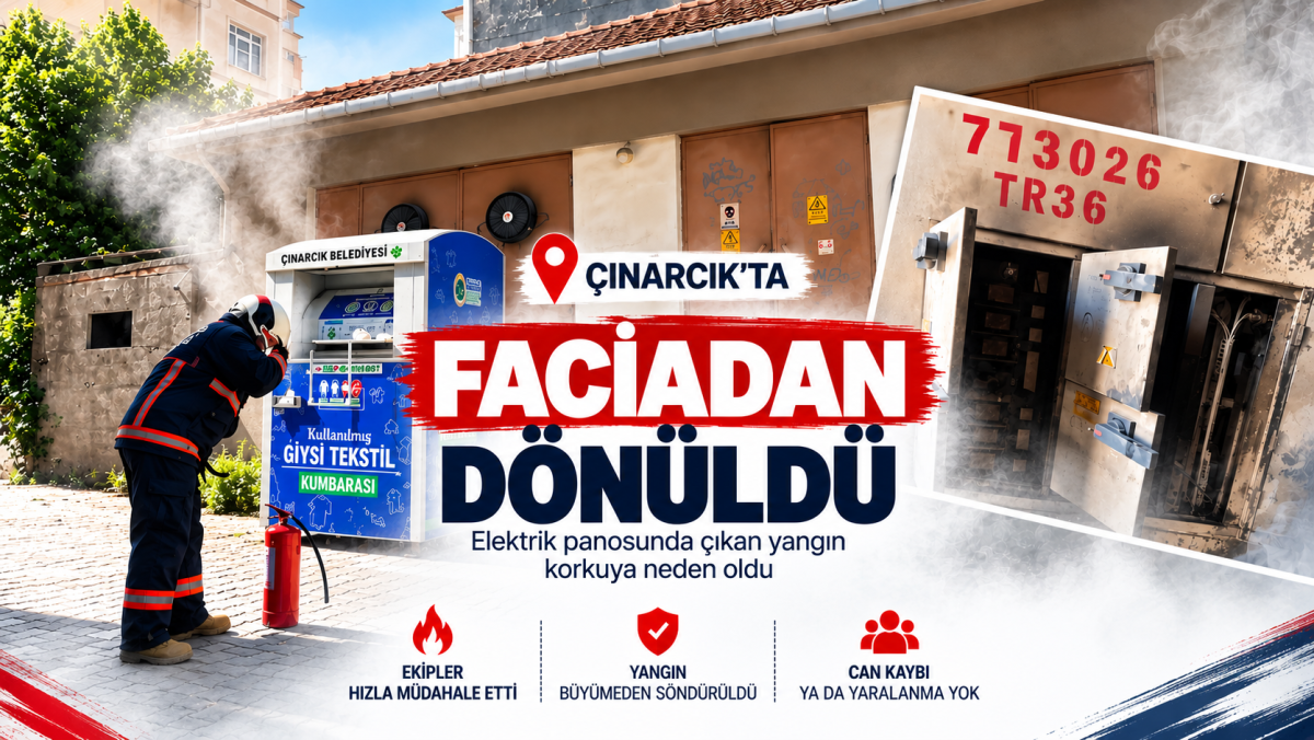 Çınarcık'ta Faciadan Dönüldü
