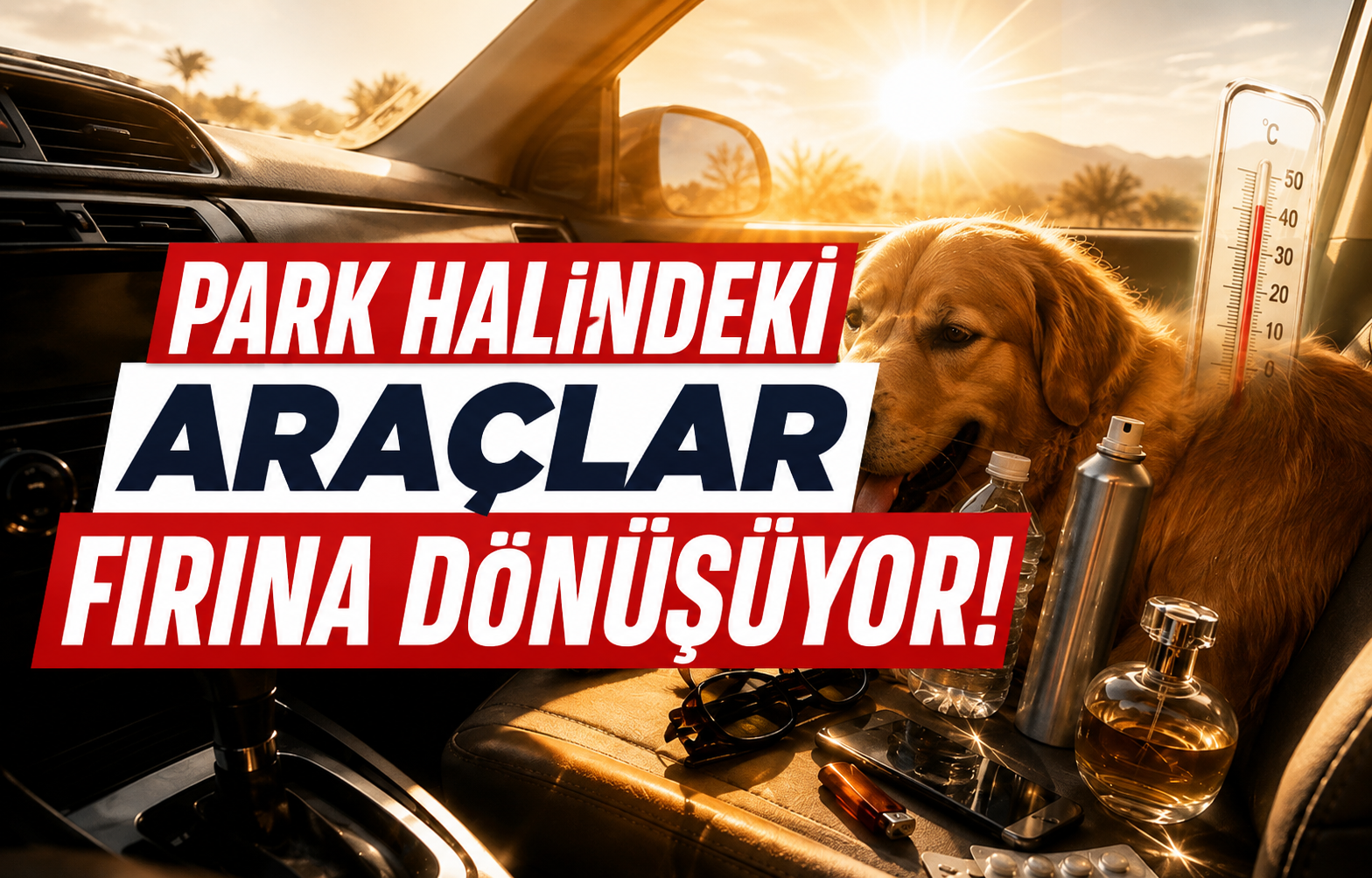 Park Halindeki Araçlar Fırına Dönüşüyor!
