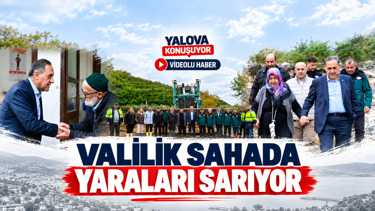 VALİLİK SAHADA YARALARI SARIYOR - Galeri