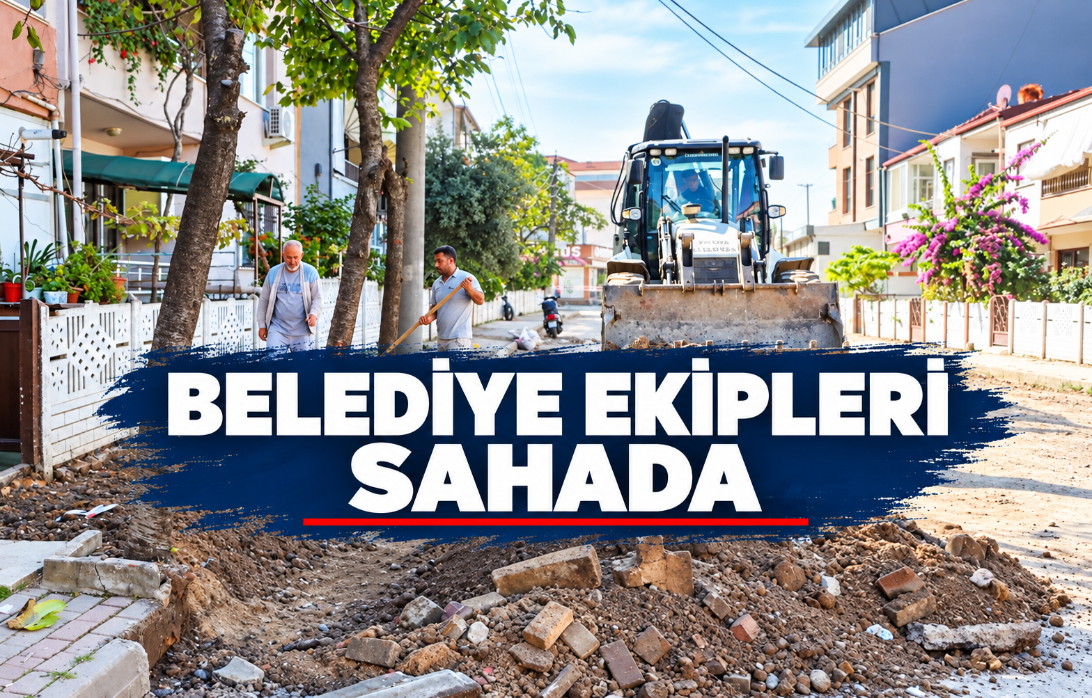 Belediye Ekipleri Sahada