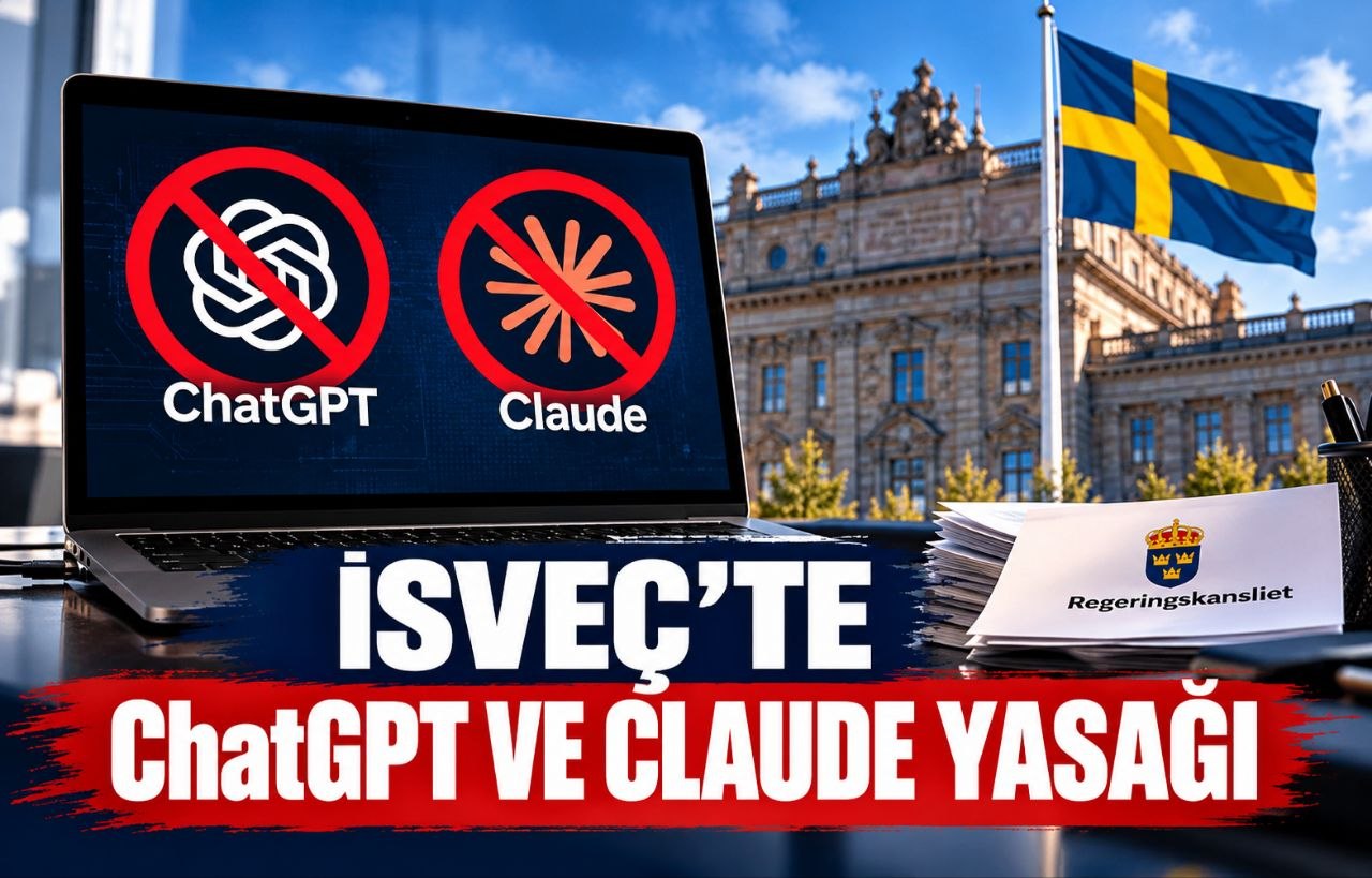 İSVEÇ’TE CHATGPT VE CLAUDE YASAĞI