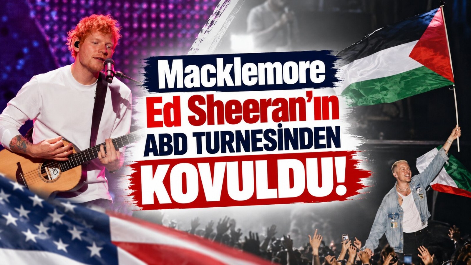 Filistin Desteği Pahalıya Patladı: Macklemore Ed Sheeran’ın ABD Turnesinden Kovuldu!