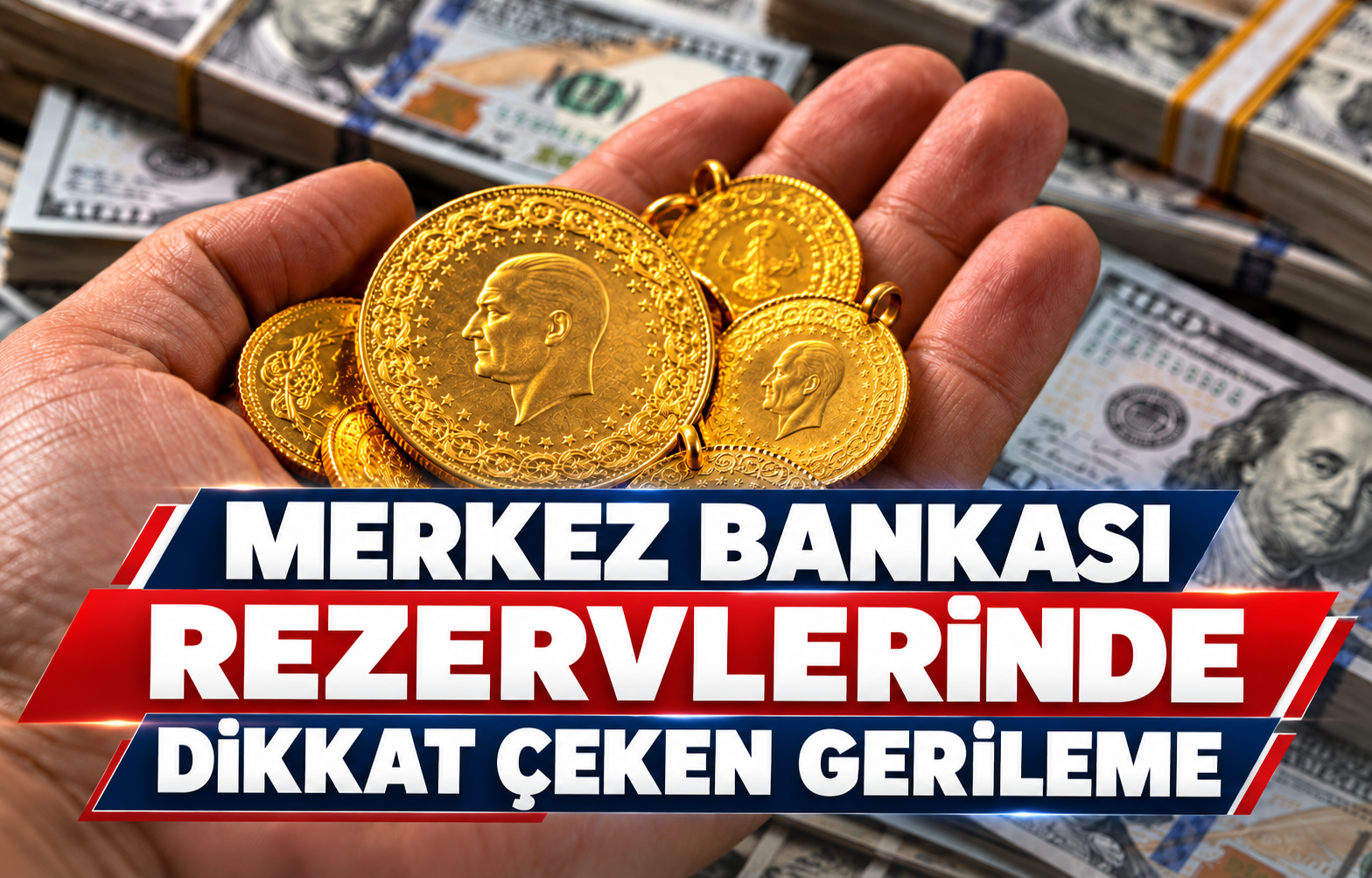MERKEZ BANKASI REZERVLERİNDE DİKKAT ÇEKEN GERİLEME