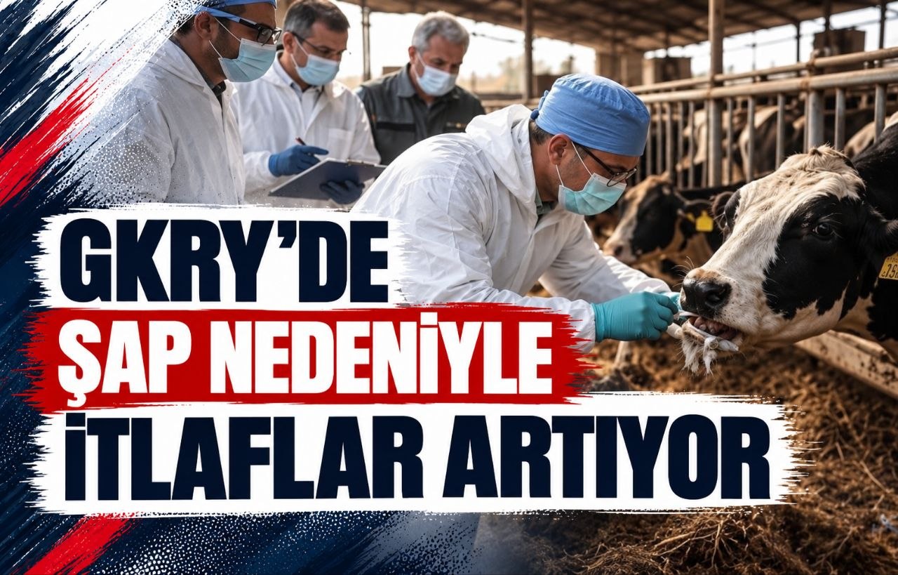 GKRY’DE ŞAP NEDENİYLE İTLAFLAR ARTIYOR