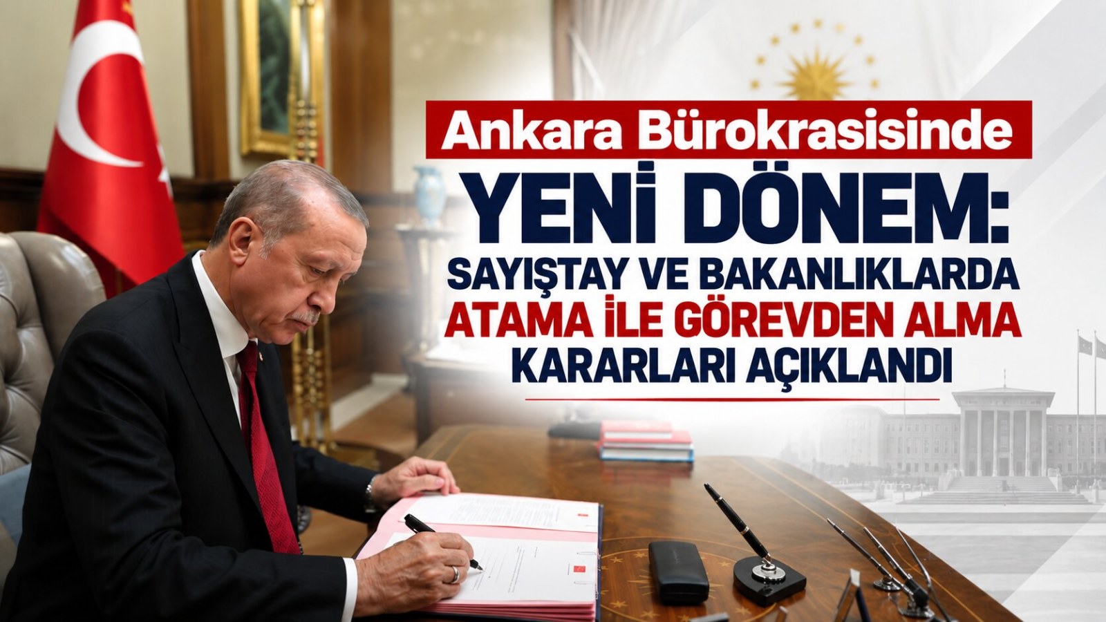 Ankara Bürokrasisinde Yeni Dönem: Sayıştay ve Bakanlıklarda Sürpriz Atama ile Görevden Alma Kararları Açıklandı