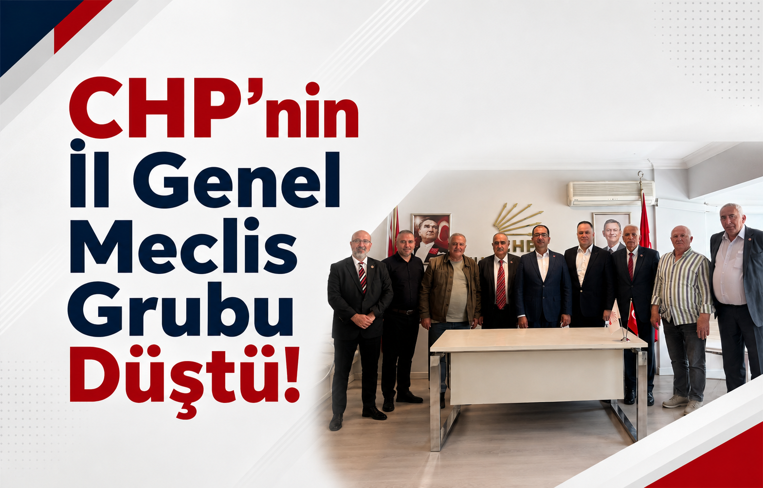 CHP’nin İl Genel Meclis Grubu Düştü!