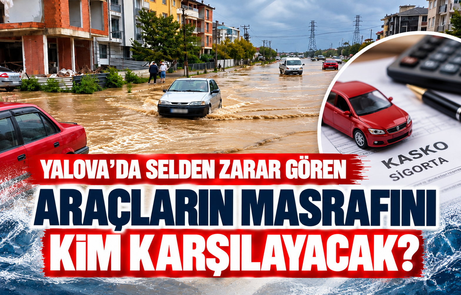YALOVA’DA SELDEN ZARAR GÖREN ARAÇLARIN MASRAFINI KİM KARŞILAYACAK?