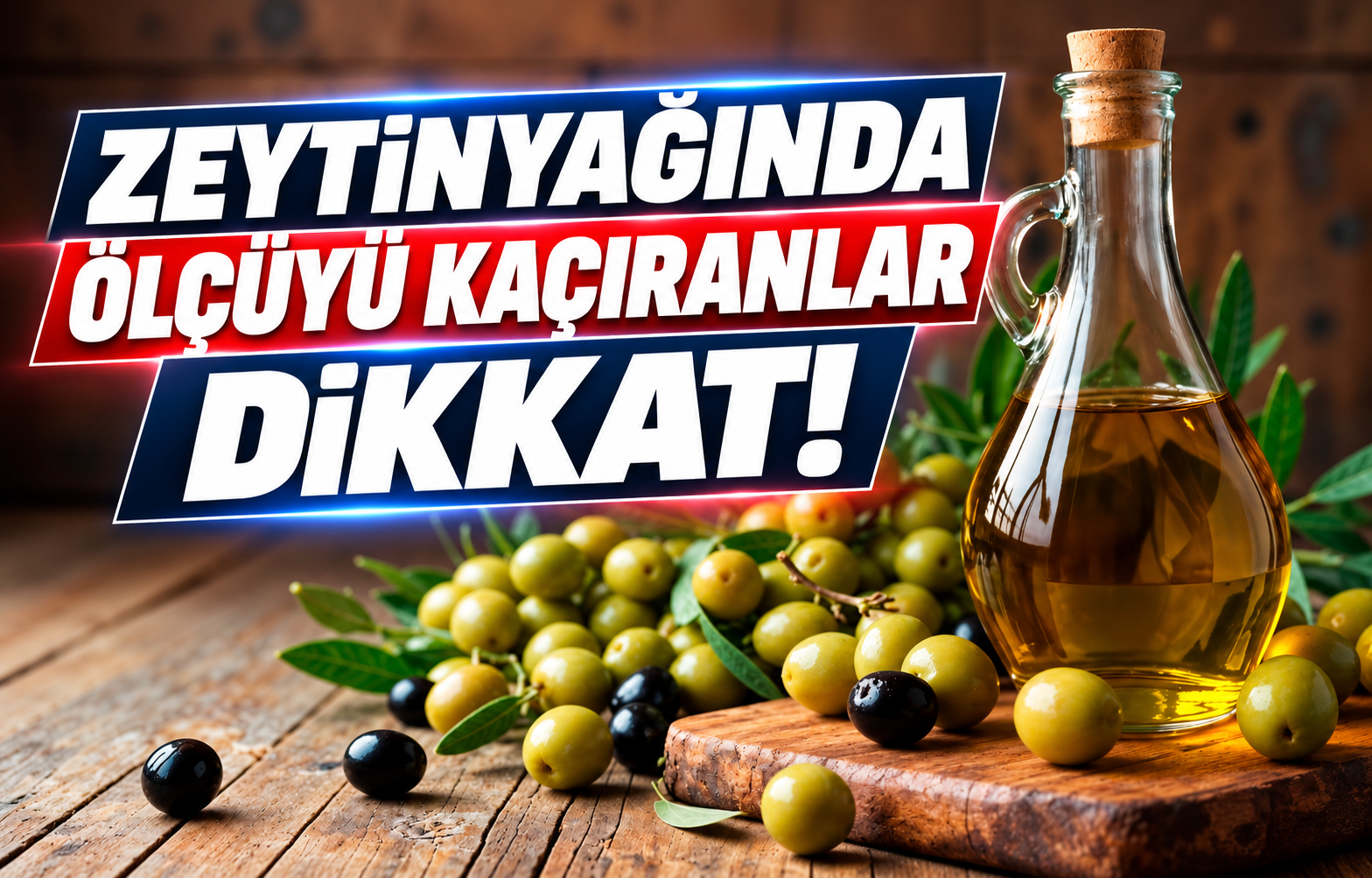 ZEYTİNYAĞINDA ÖLÇÜYÜ KAÇIRANLAR DİKKAT!