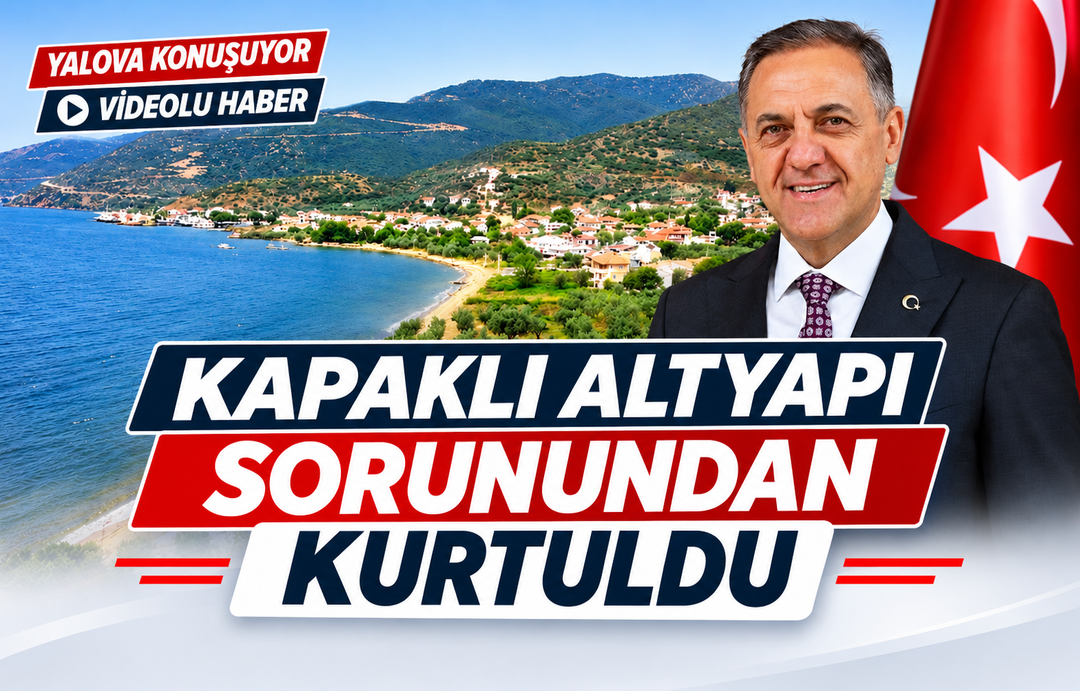 KAPAKLI ALTYAPI SORUNUNDAN KURTULDU