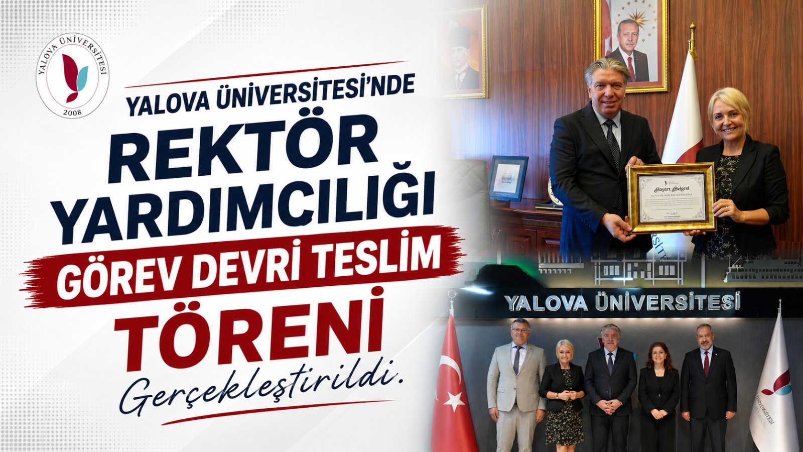 Yalova Üniversitesi'nde Üst Düzey Atama: Rektör Yardımcılığı Koltuğu El Değiştirdi!