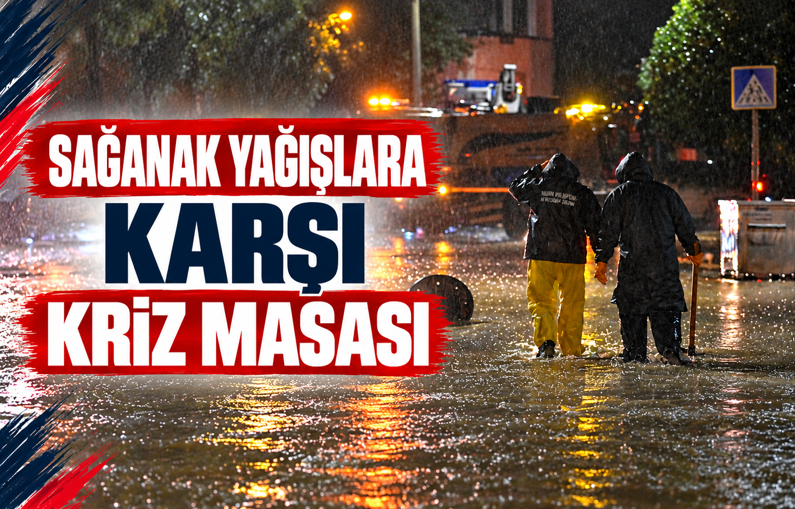 SAĞANAK YAĞIŞLARA KARŞI KRİZ MASASI