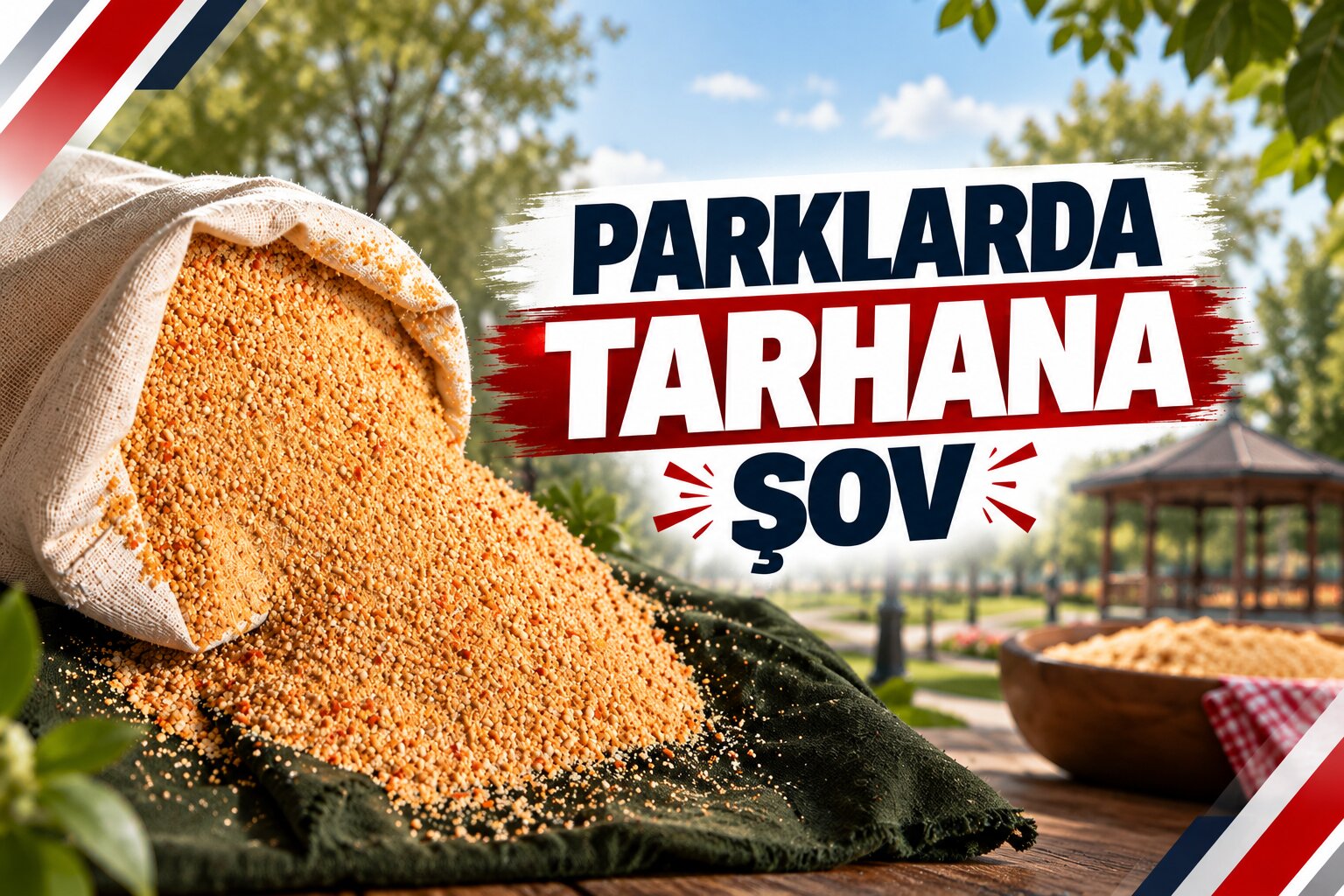 Parklarda Tarhana Şov!