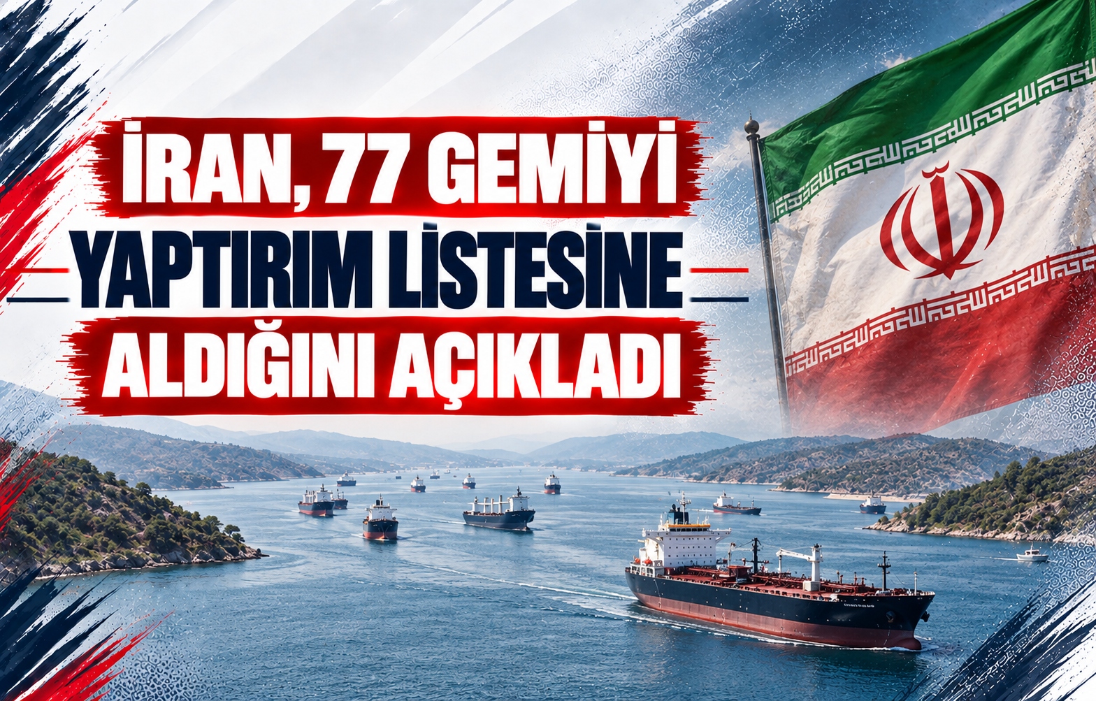 İran, 77 Gemiyi Yaptırım Listesine Aldığını Açıkladı