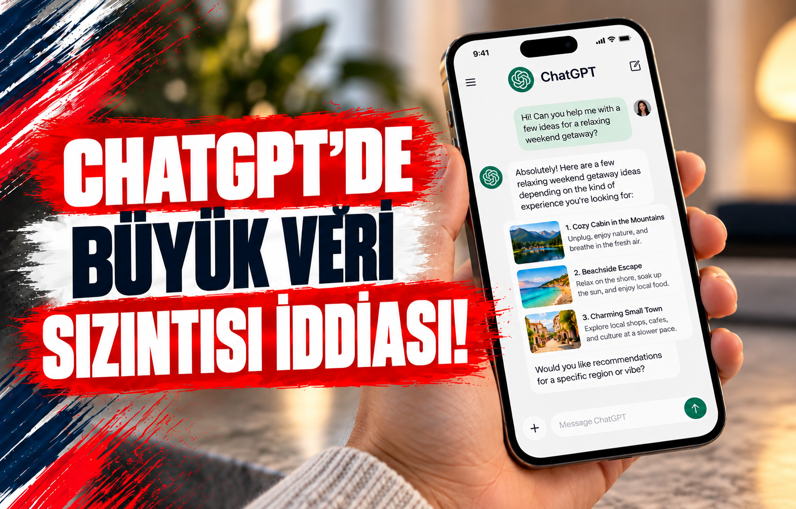 CHATGPT'DE BÜYÜK VERİ SIZINTISI İDDİASI!