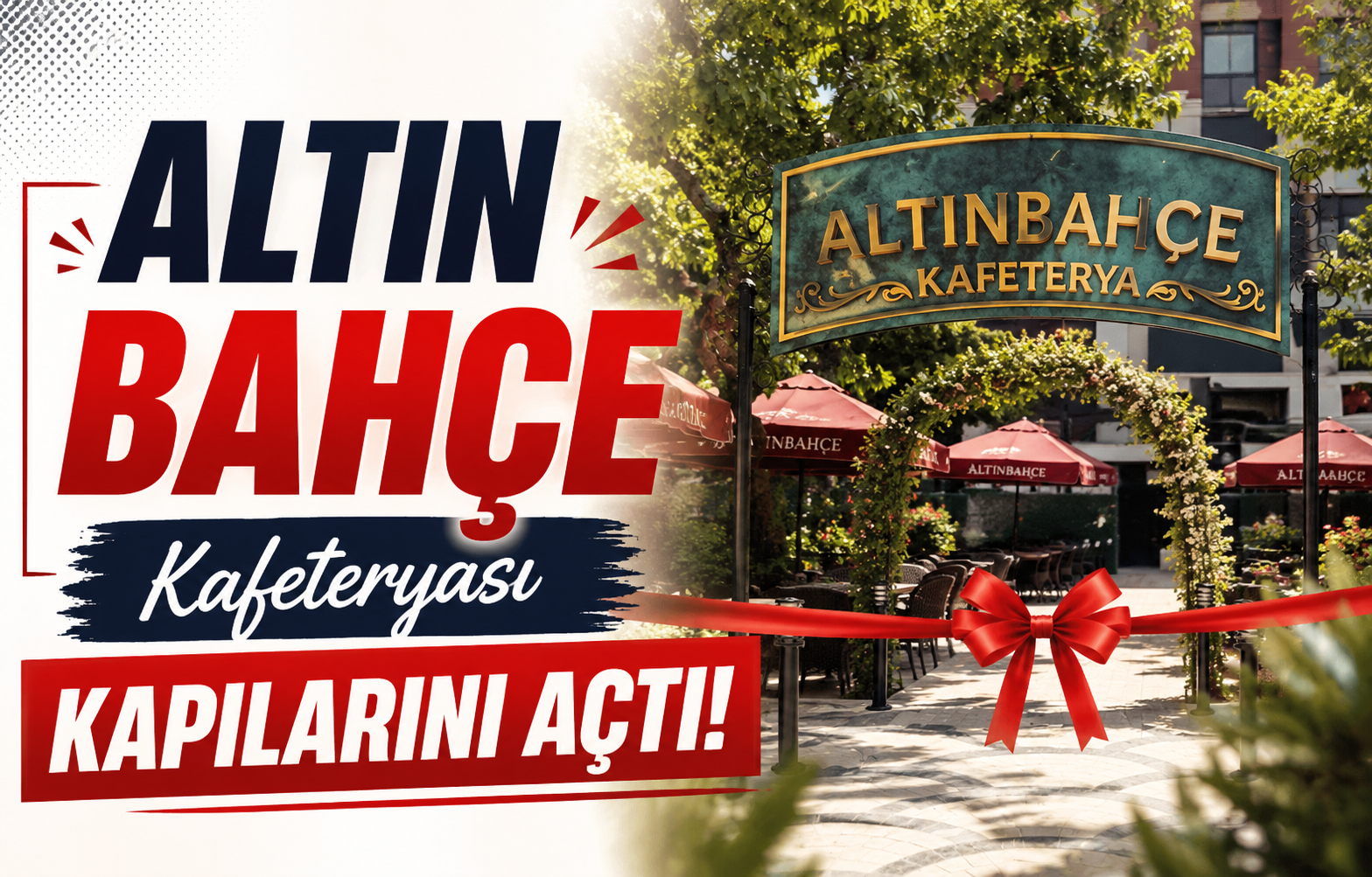 Altınova'da Sosyal Yaşama Yeni Soluk: Altın Bahçe Kafeteryası Kapılarını Açtı!