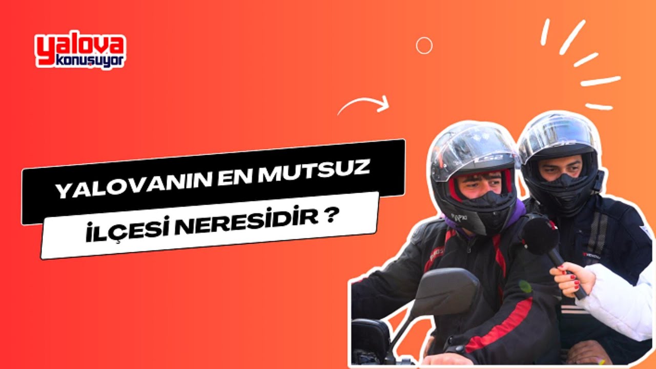 Yalova sokaklarında mutsuzluk anketi: