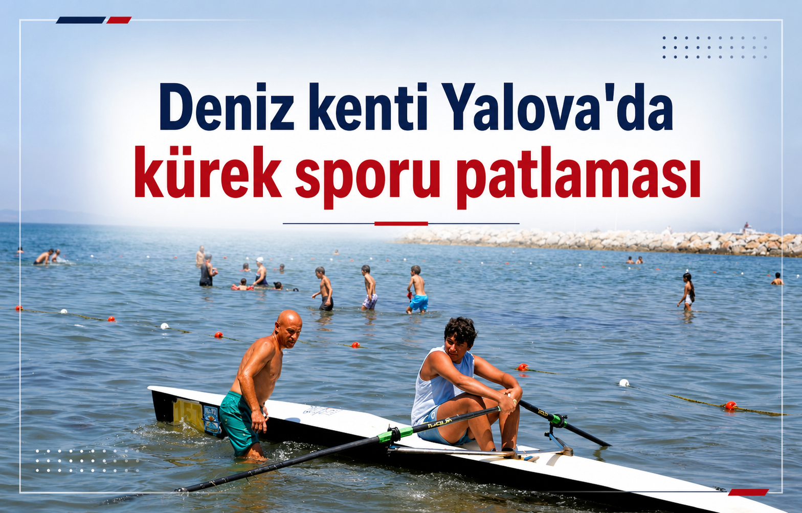 Deniz Kenti Yalova'da Kürek Sporu Patlaması