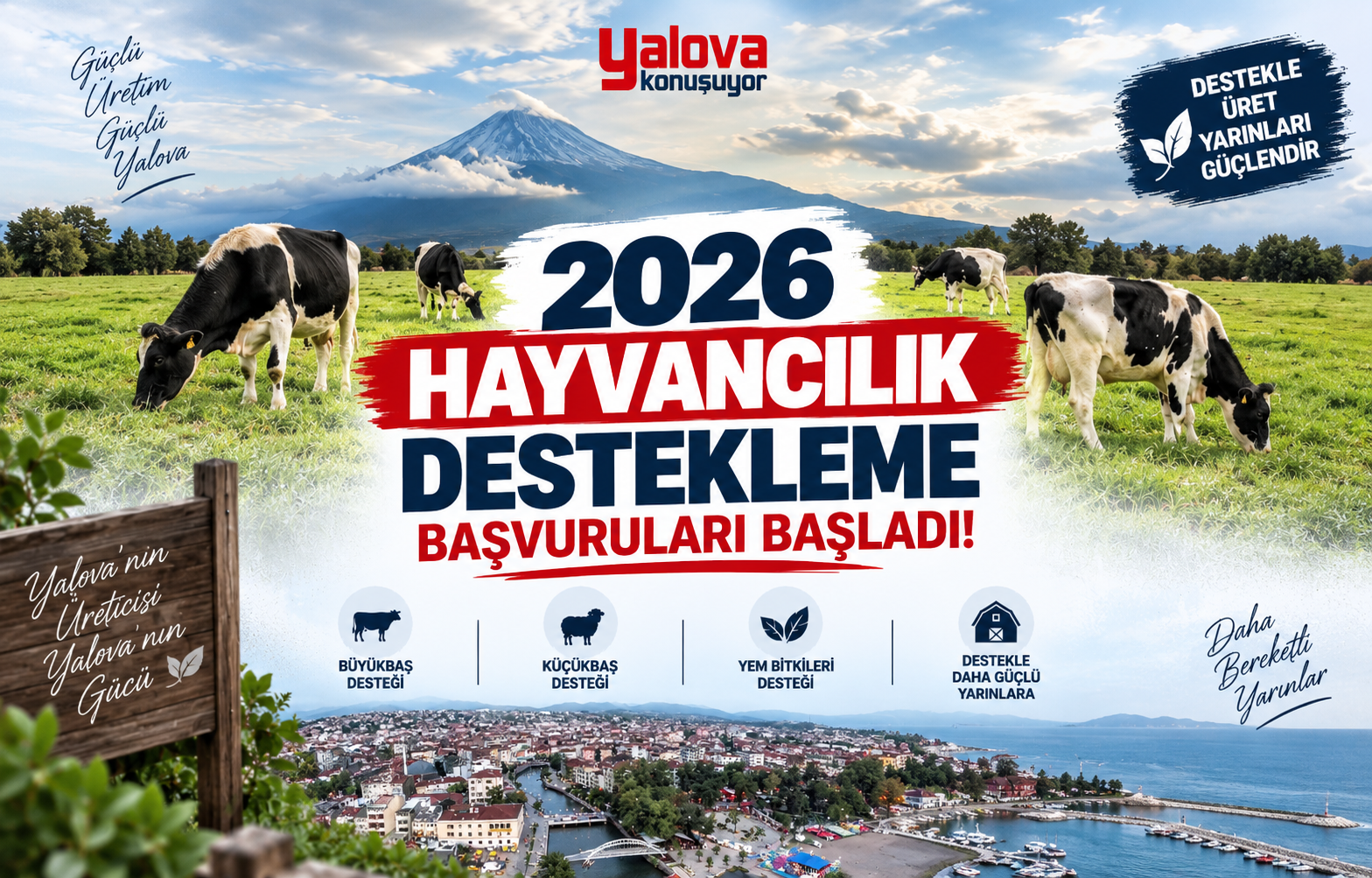 Yalovalı Üreticilerin Beklediği Haber Geldi: 2026 Hayvancılık Destekleme Başvuruları Başladı! - Galeri