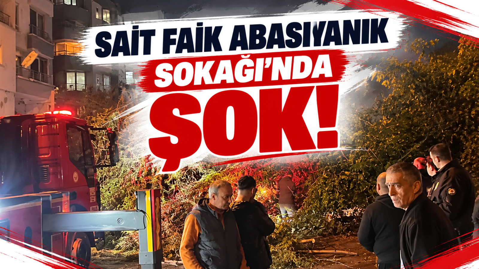 Sait Faik Abasıyanık Sokağı'nda Şok