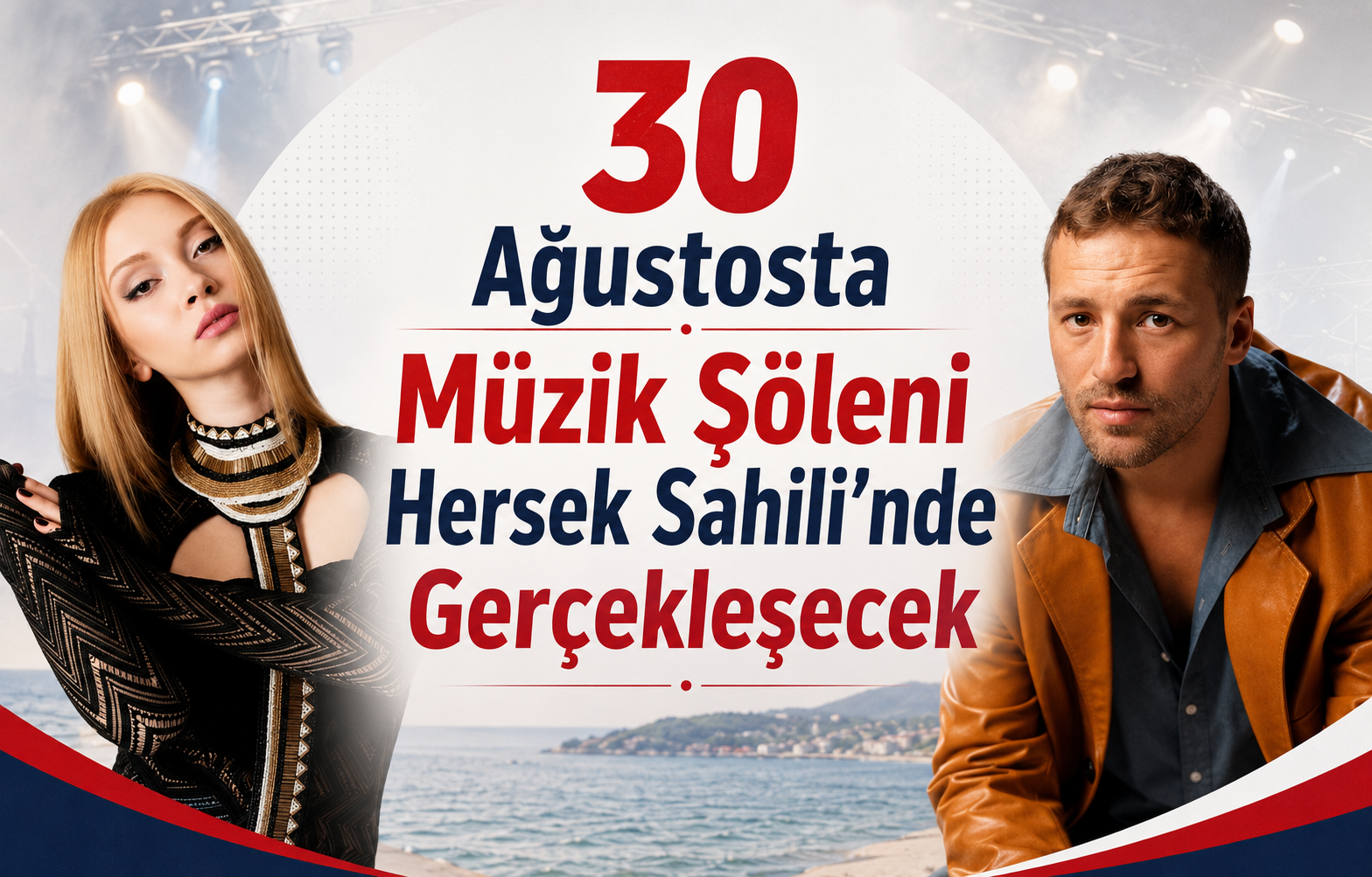 30 Ağustosta Müzik Şöleni Hersek Sahili'nde Gerçekleşecek