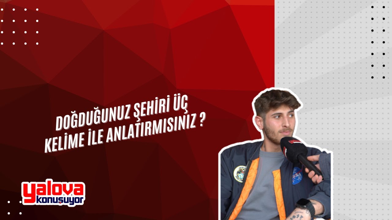 Yalova Sokaklarında Şehir Tanımları:
