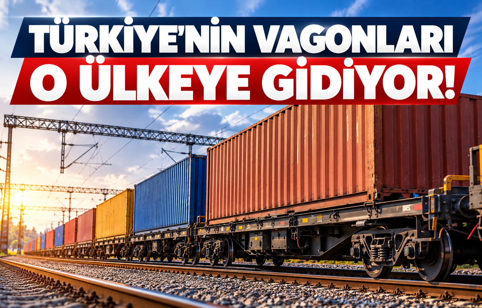 TÜRKİYE'NİN VAGONLARI O ÜLKEYE GİDİYOR!