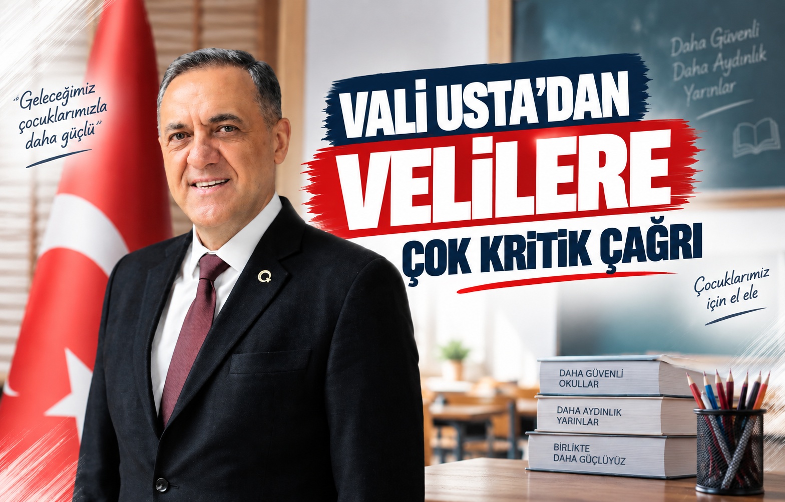 Vali Usta'dan Velilere Çok Kritik Çağrı