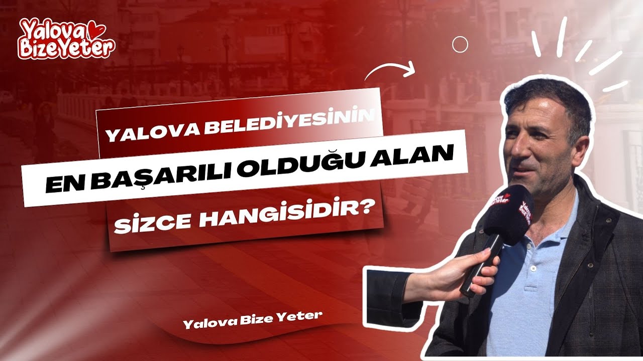 Yalovalılar Belediyenin Hizmetlerini Değerlendirdi: