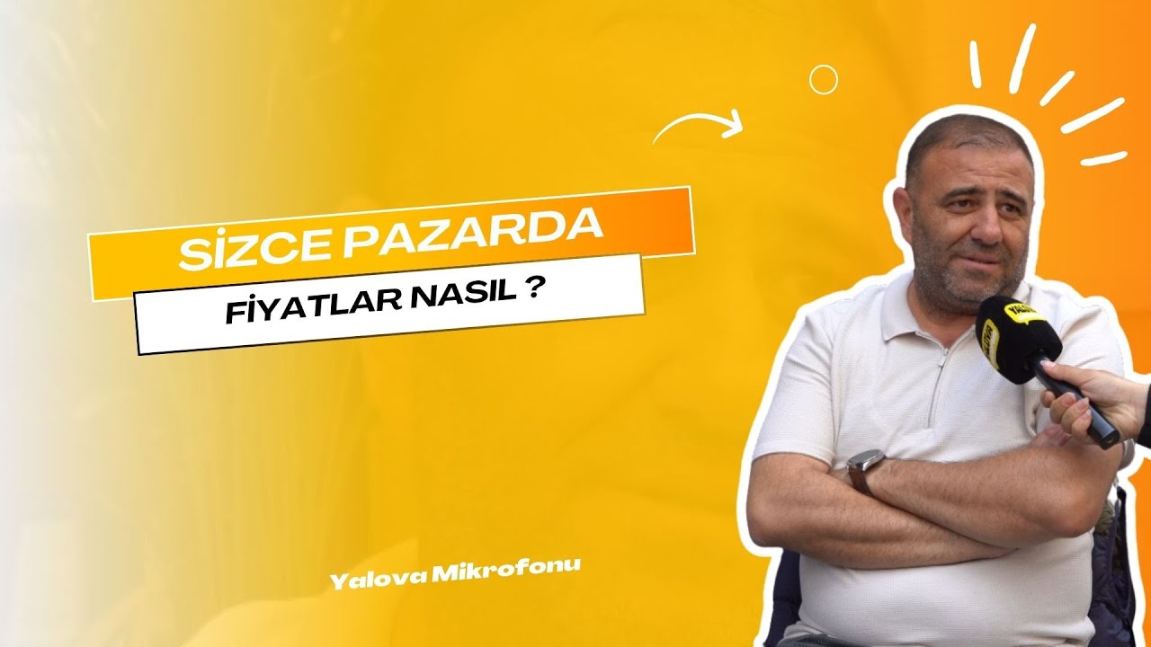 Yalova Pazarında Fiyatlar 'Uçuşa Geçti': Vatandaşlar Geçim Derdinde