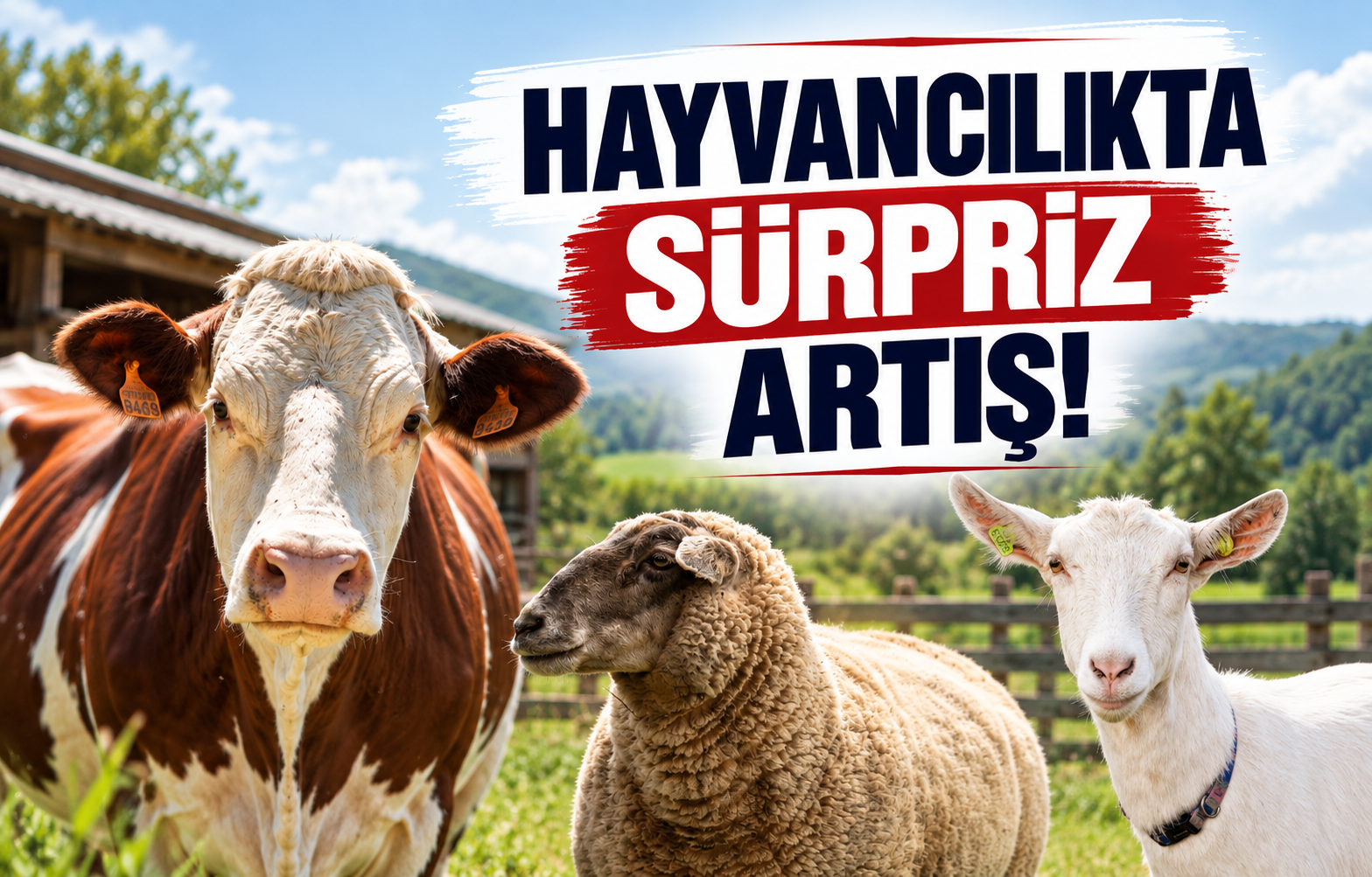 Hayvancılıkta Sürpriz Artış!