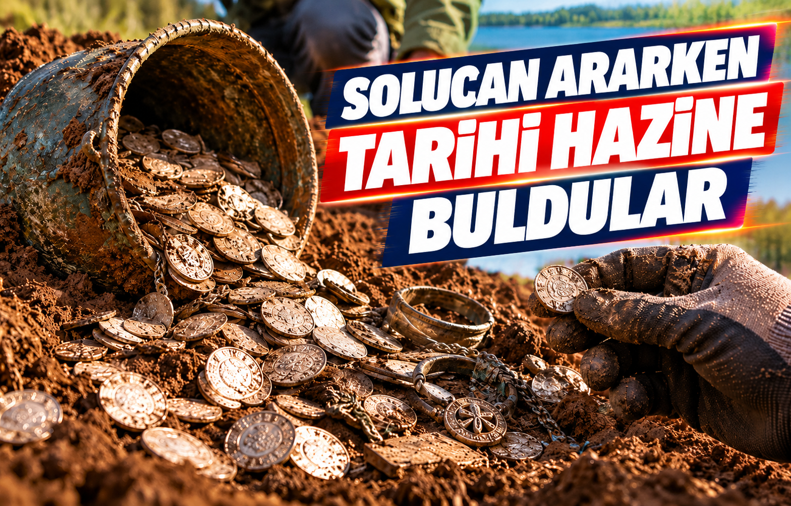 SOLUCAN ARARKEN TARİHİ HAZİNE BULDULAR