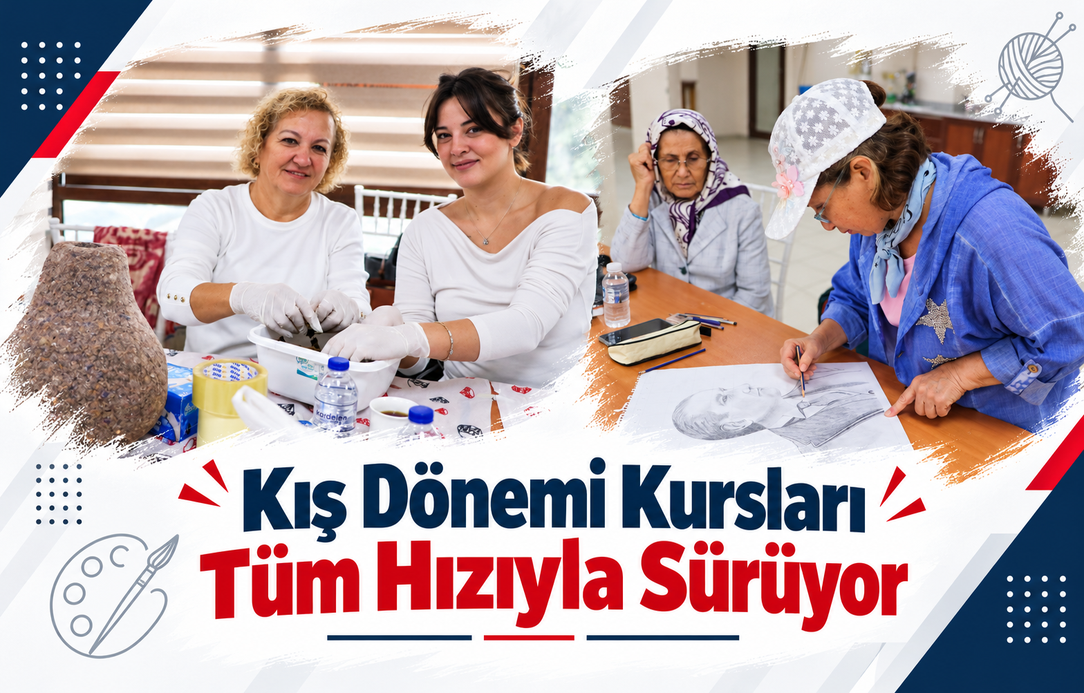 KIŞ DÖNEMİ KURSLARI TÜM HIZIYLA SÜRÜYOR