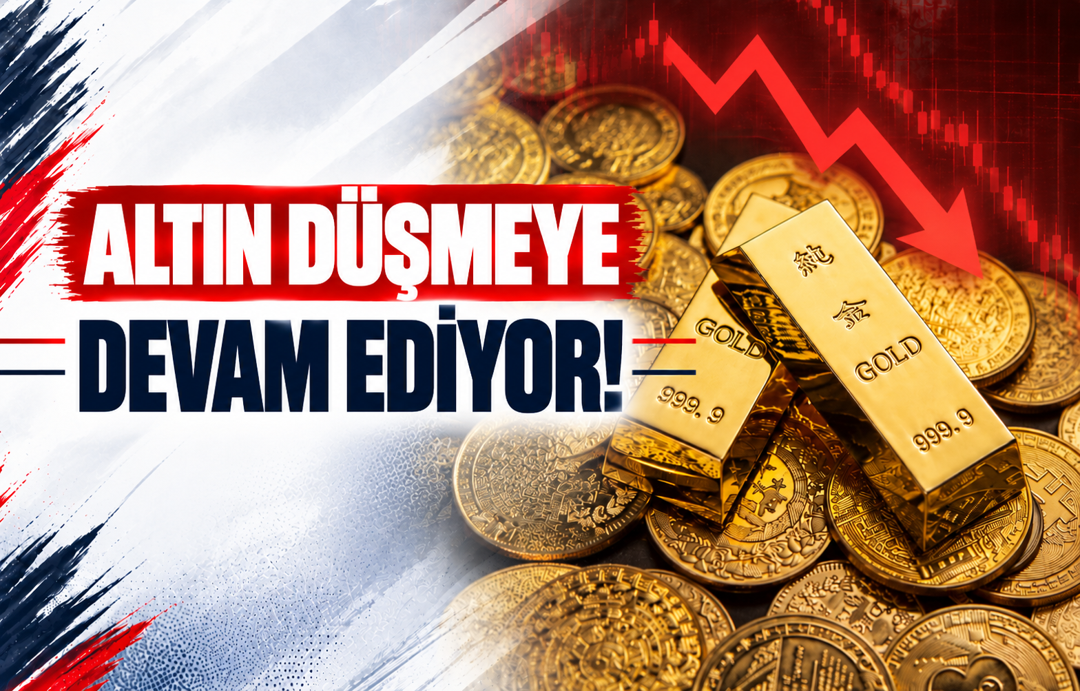 Altın Düşmeye Devam Ediyor!