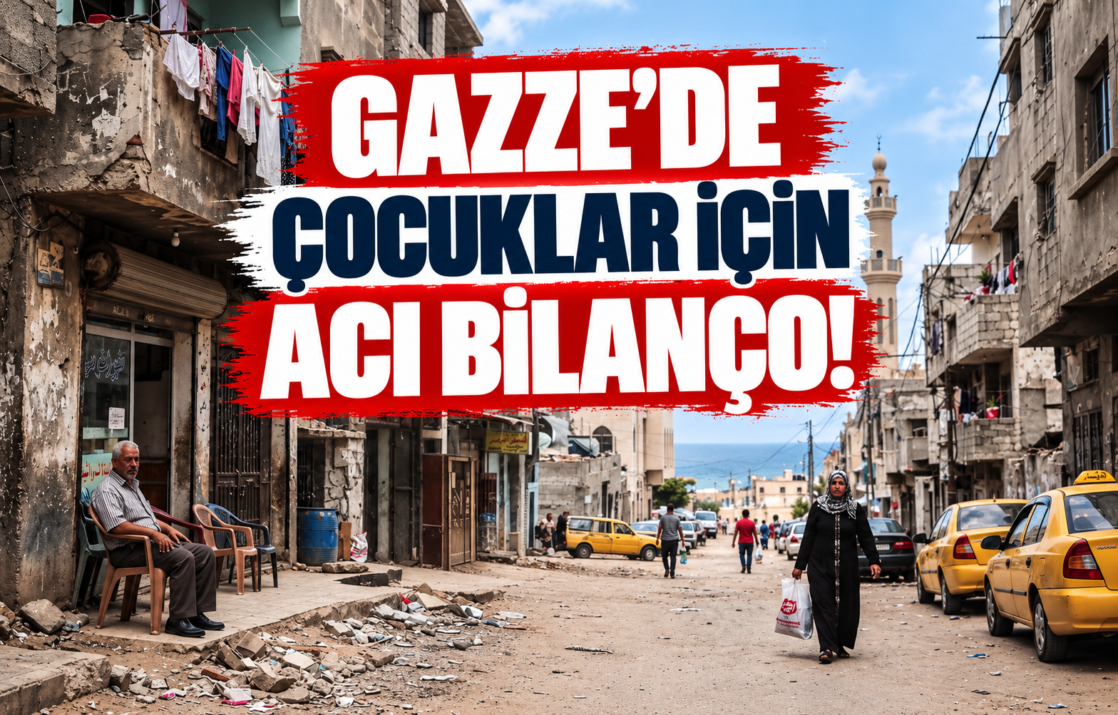 GAZZE'DE ÇOCUKLAR İÇİN ACI BİLANÇO!