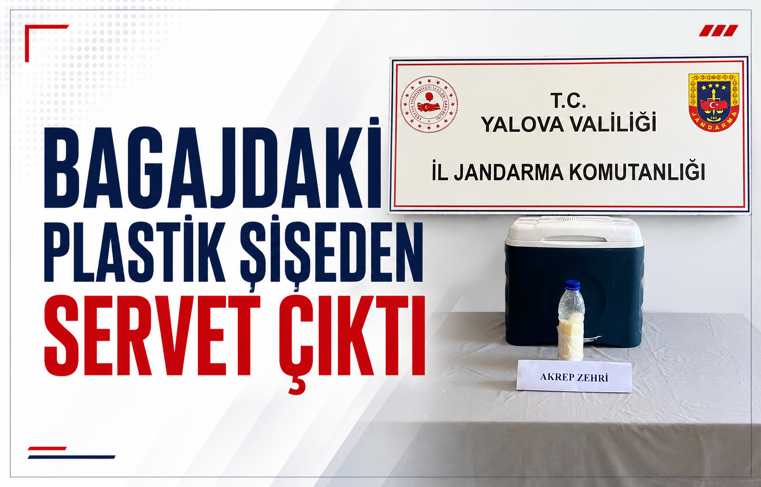 Bagajdaki Plastik Şişeden Servet Çıktı