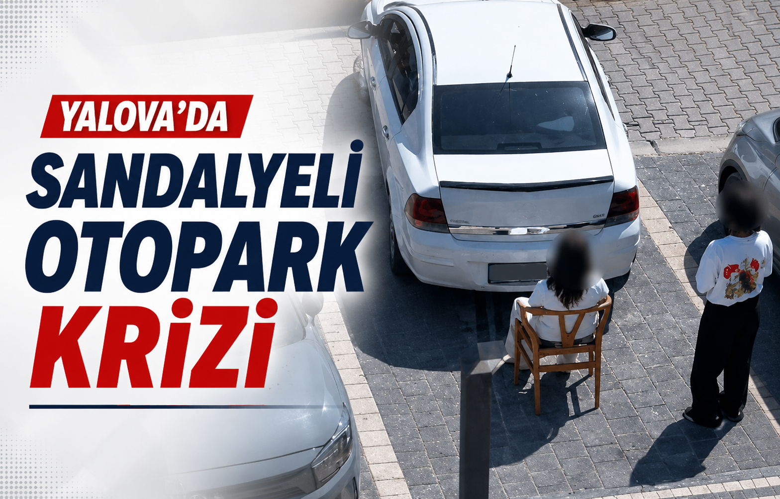 Yalova'da Sandalyeli Otopark Krizi