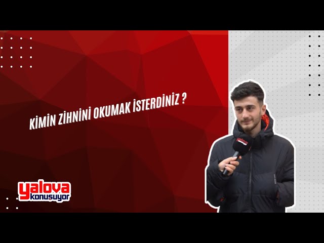 Yalova sokaklarında zihin okuma anketi: Kimi çocuklarının kimi ise Cumhurbaşkanı Erdoğan'ın düşüncelerini merak ediyor
